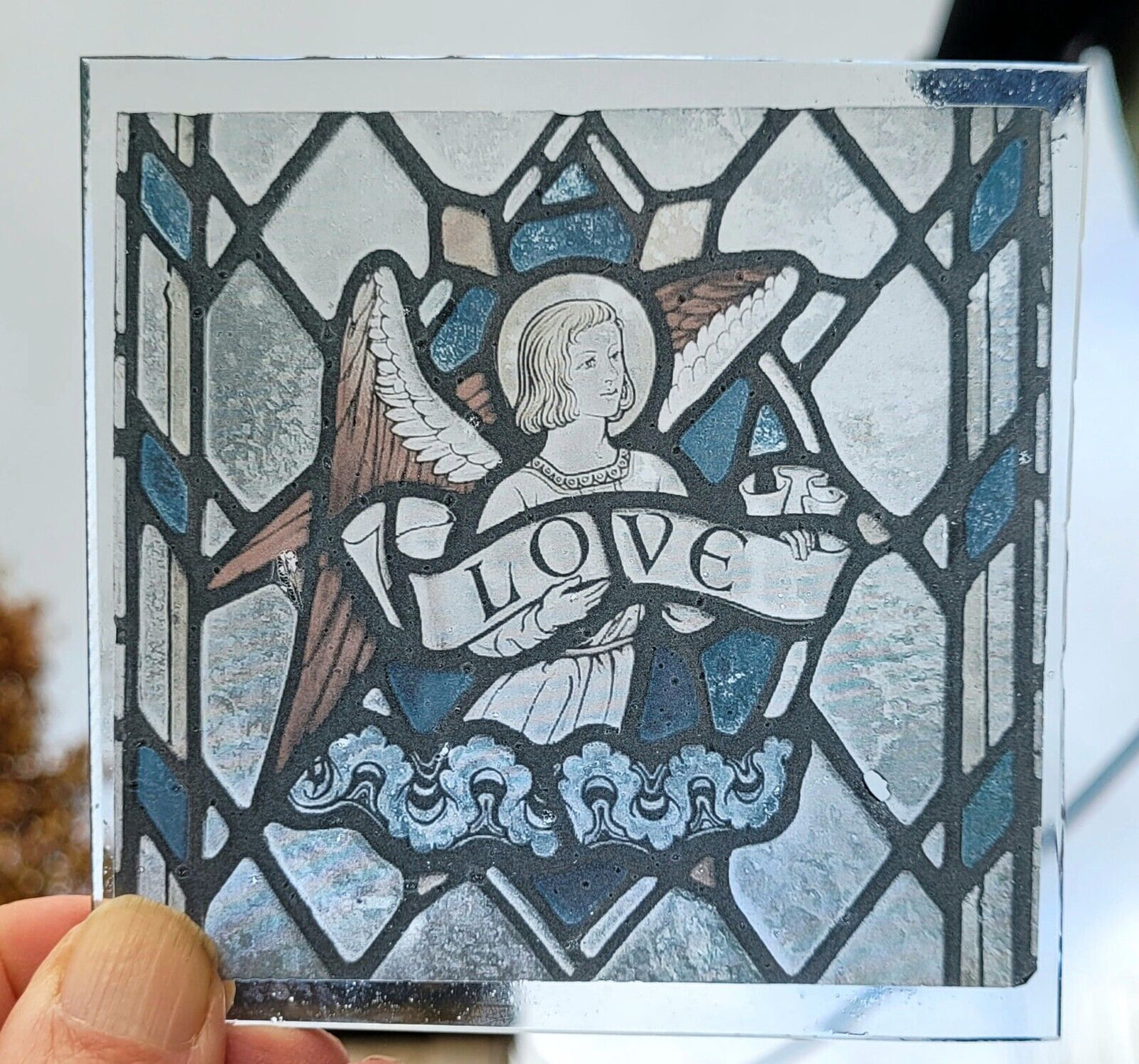 Angel Love Archangel piece for stained glass