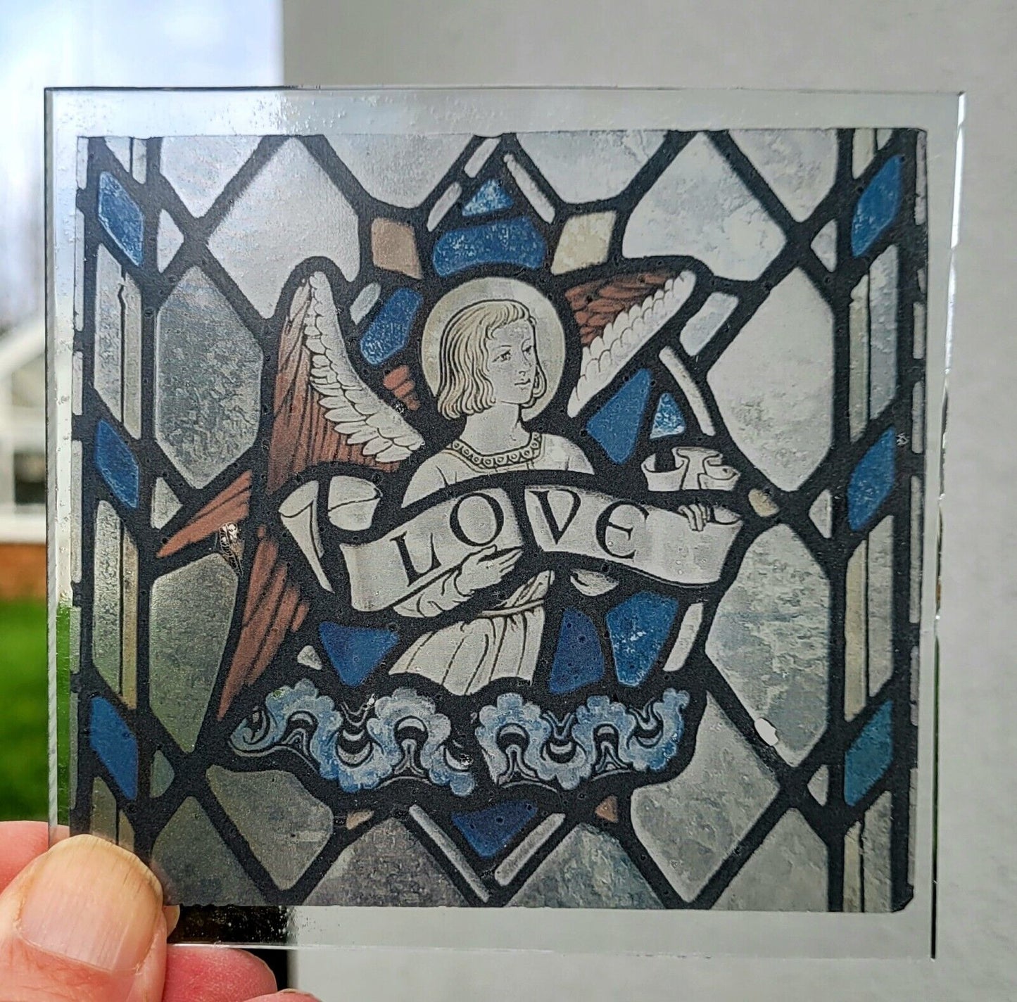 Angel Love Archangel piece for stained glass