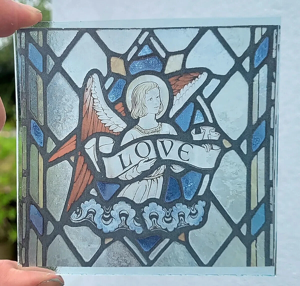 Angel Love Archangel piece for stained glass